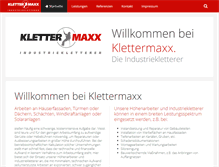 Tablet Screenshot of klettermaxx.com